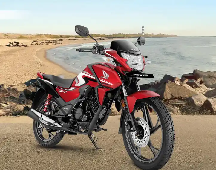 Side view of the stylish Honda SP 125 showcasing its sporty design and sleek body.