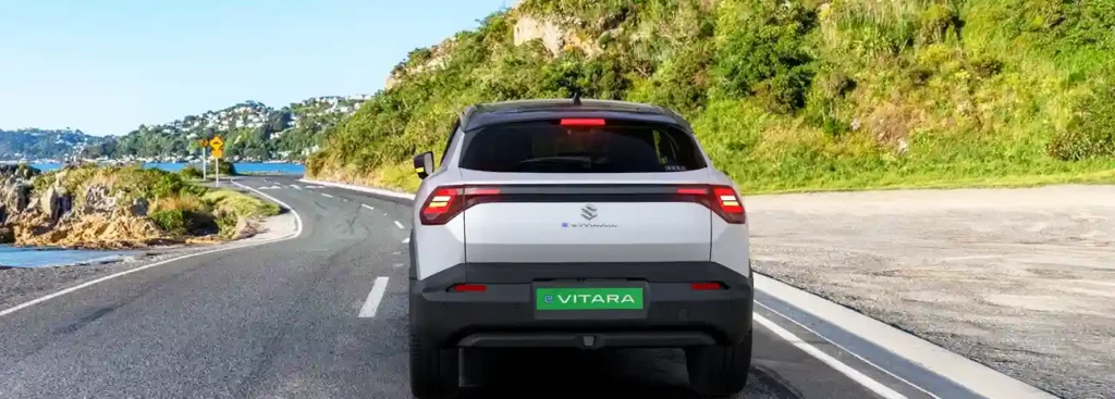 Maruti Suzuki e Vitara electric SUV with panoramic sunroof