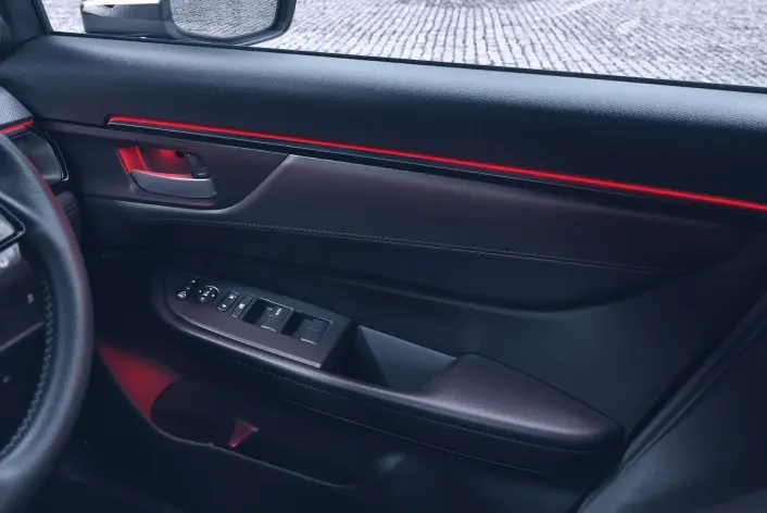 Open front door of the Honda Elevate Black Edition