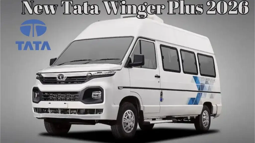 Tata winger plus 2026 white passenger van multiple windows seating capacity commercial vehicle India
